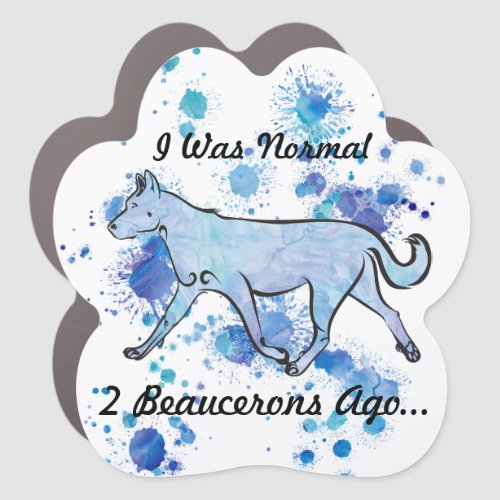 Normal Two Beaucerons Ago Car Magnet