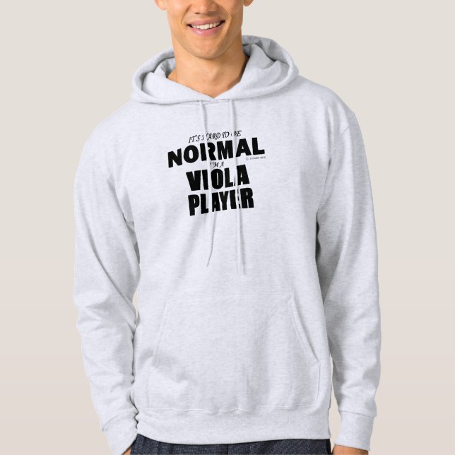 Normal Viola Player Hoodie (Front)