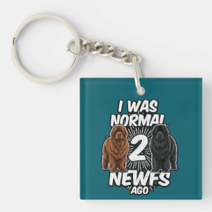 Normal Was Overrated two sided Keychain
