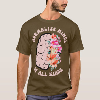 Normalize Mind Of All Kinds Boho Style T-Shirt