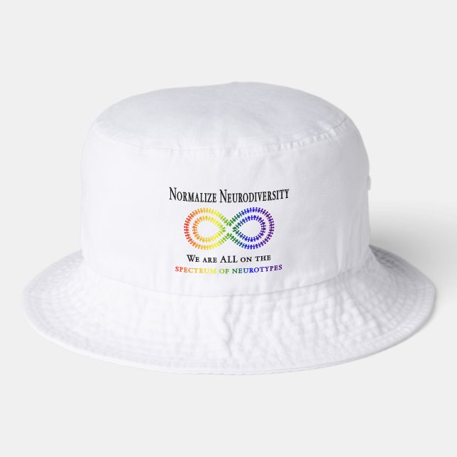 Normalize Neurodiversity Bucket Hat (Front)