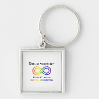 Normalize Neurodiversity Keychain
