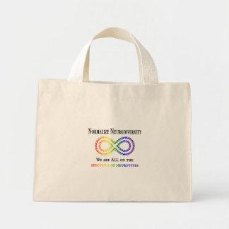 Normalize Neurodiversity Mini Tote Bag