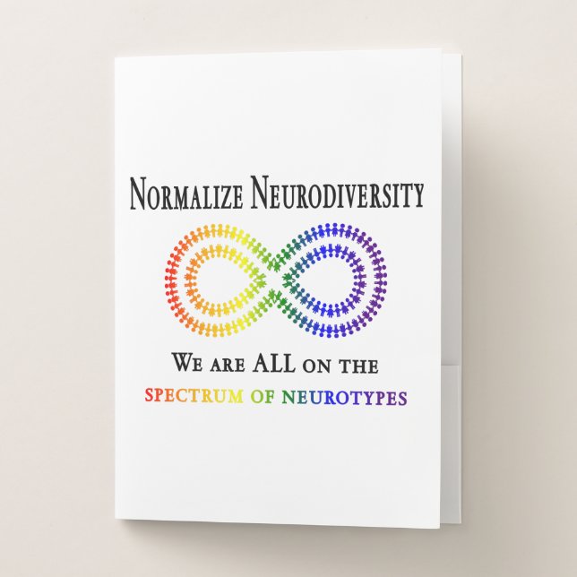 Normalize Neurodiversity Pocket Folder (Front)