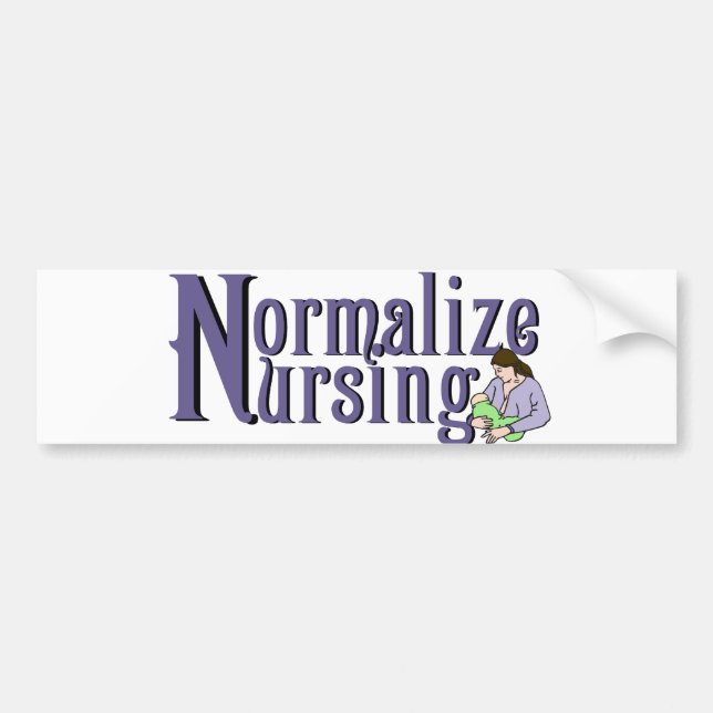 Normalize Nursing Bumper Sticker (Front)