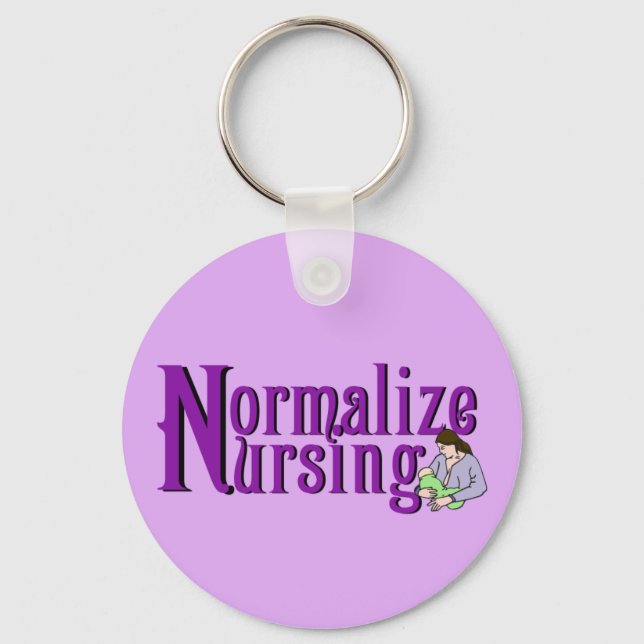 Normalize Nursing Keychain (Front)
