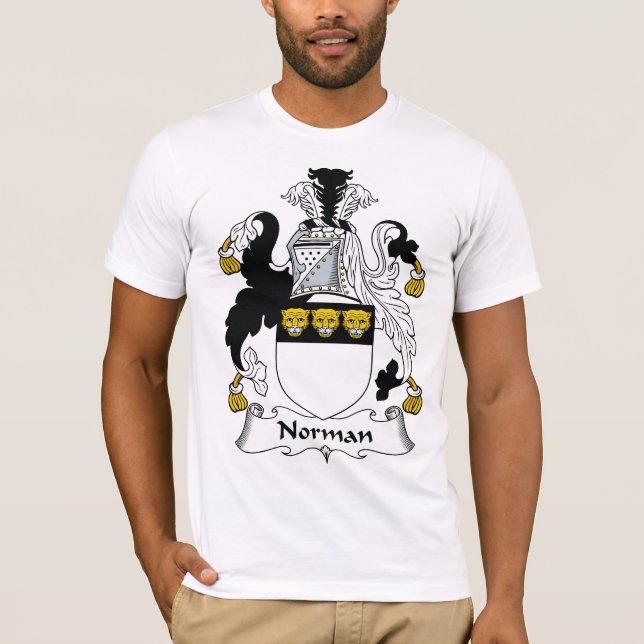 Norman Family Crest T-Shirt (Front)