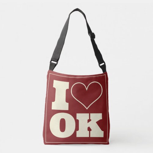 Norman OK Football Tailgate Watch Party Crossbody Bag