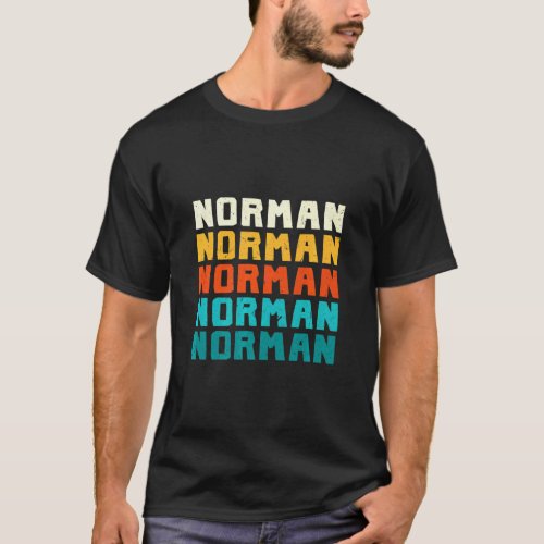 Norman Oklahoma Vintage Ok Retro Collection Americ T_Shirt