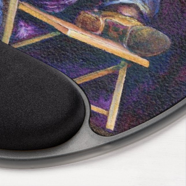 Norman prefers to draw in his Sleep Gel Mouse Pad (Right Side)