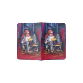 Norman prefers to draw in his Sleep Passport Holder (Opened)