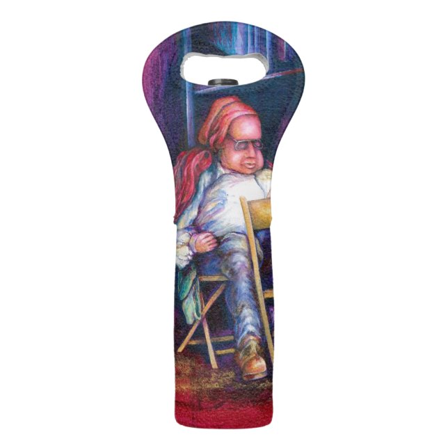 Norman prefers to draw in his Sleep Wine Bag (Front)