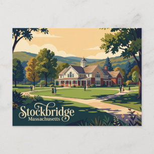 Norman Rockwell Museum USA Postcard