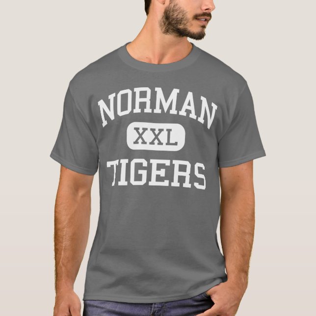 Norman - Tigers - High School - Norman Oklahoma T-Shirt (Front)