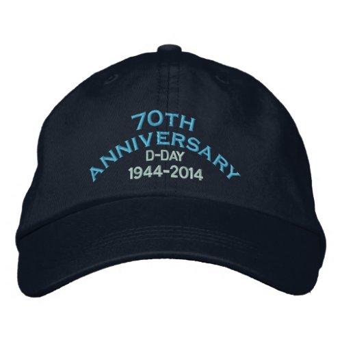 Normandy 70th D_Day Anniversary Embroidered Baseball Hat
