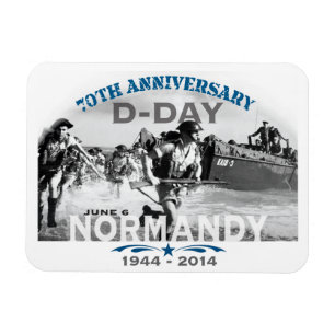 Normandy 70th D-Day Anniversary Magnet