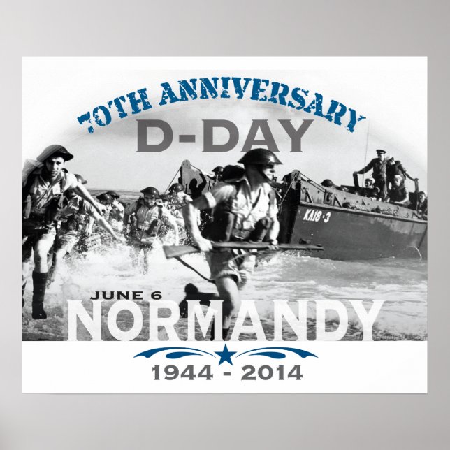 Normandy 70th D-Day Anniversary Poster (Front)
