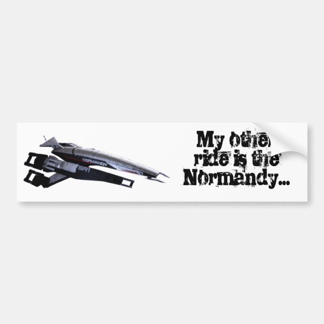 normandy bumper sticker (Front)