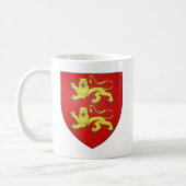 Normandy (France) Coat of Arms Coffee Mug (Left)