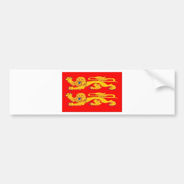Normandy (France) Flag Bumper Sticker (Front)
