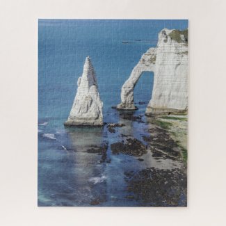 Normandy France Jigsaw Puzzle - Cliffs of Etretat