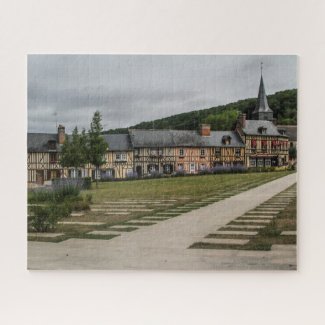 Normandy France Jigsaw Puzzle - Le Bec Hellouin