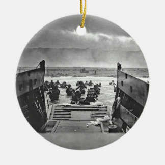 Normandy Invasion at D-Day - 1944 Ceramic Ornament