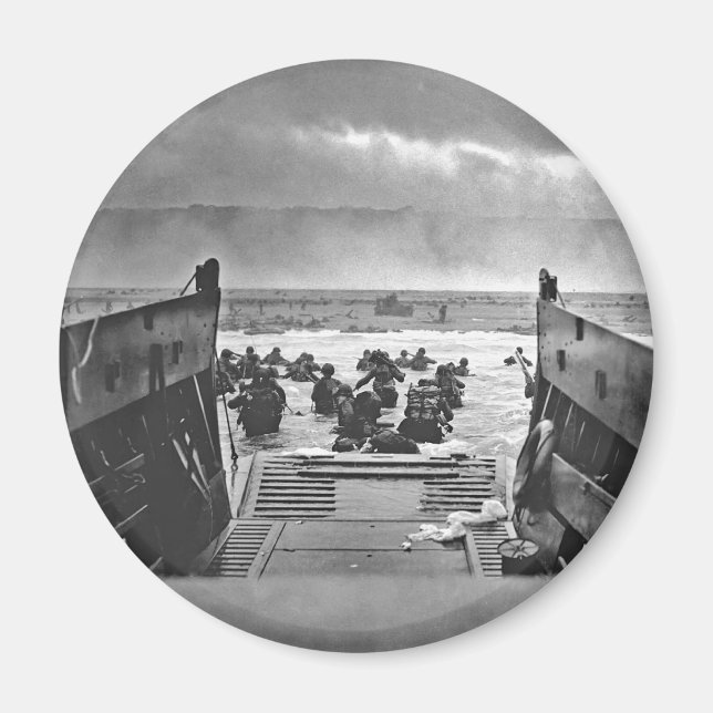 Normandy Invasion at D-Day - 1944 Magnet (Front)