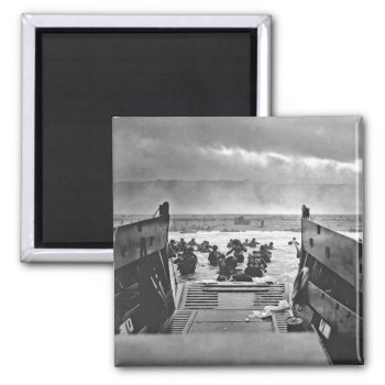 Normandy Invasion At D-day - 1944 Magnet by Brookelorren at Zazzle