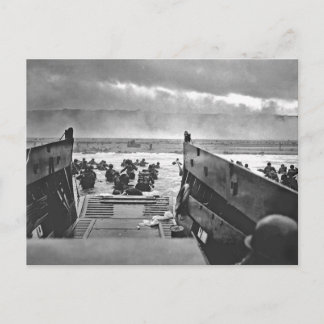 Normandy Invasion at D-Day - 1944 Postcard