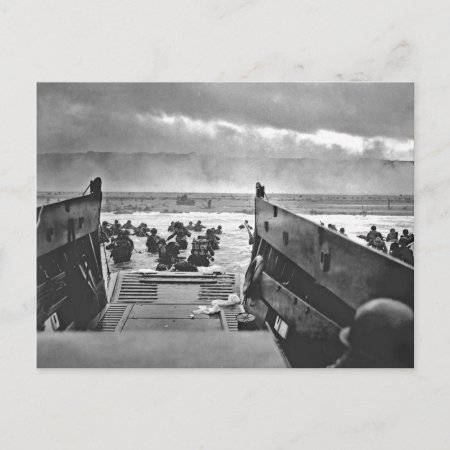 Normandy Invasion At D-day - 1944 Postcard