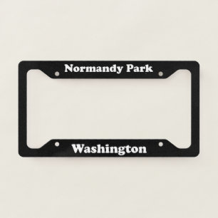 Normandy Park WA - LPF License Plate Frame