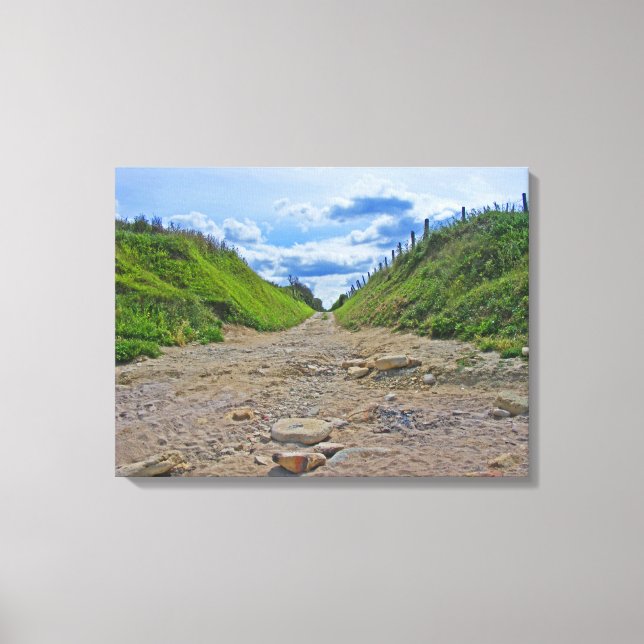 Normandy Road Canvas Print (Front)