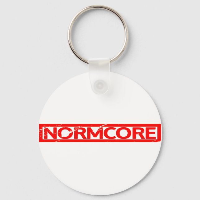 Normcore Stamp Keychain (Front)