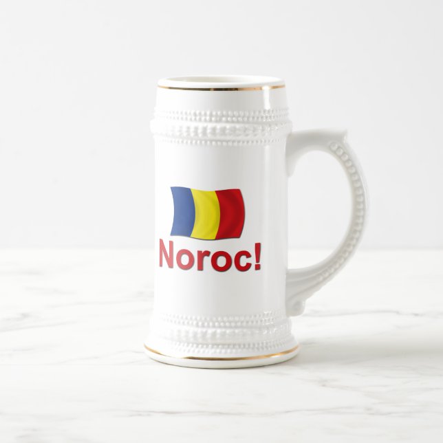 Noroc! (Cheers) Beer Stein (Right)