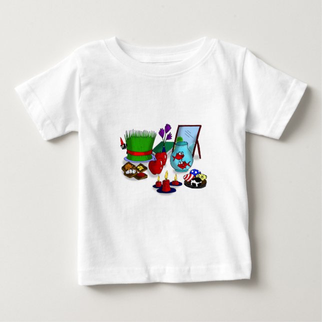 Norooz Cartoon Baby T-Shirt (Front)