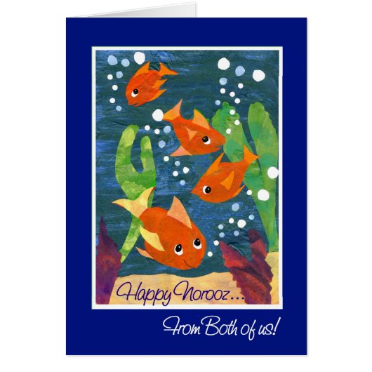 Norooz Goldfish "From Both of Us" (Front)