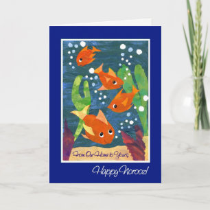 Norooz Goldfish "From Our Home to Yours" Holiday Card
