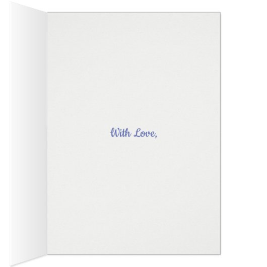 Norooz Goldfish, 'Our Home to Yours' Greeting Card (Inside (Right))