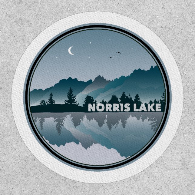 Norris Lake Tennessee Reflection Patch (Front)