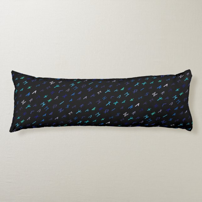 Norse At Night Body Pilllow Pillow (Front)