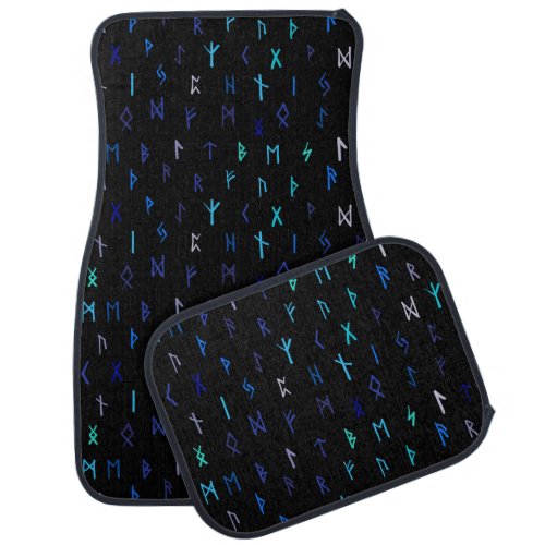 Norse At Night Car Mats