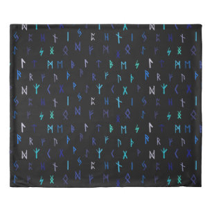 Norse At Night Duvet Cover