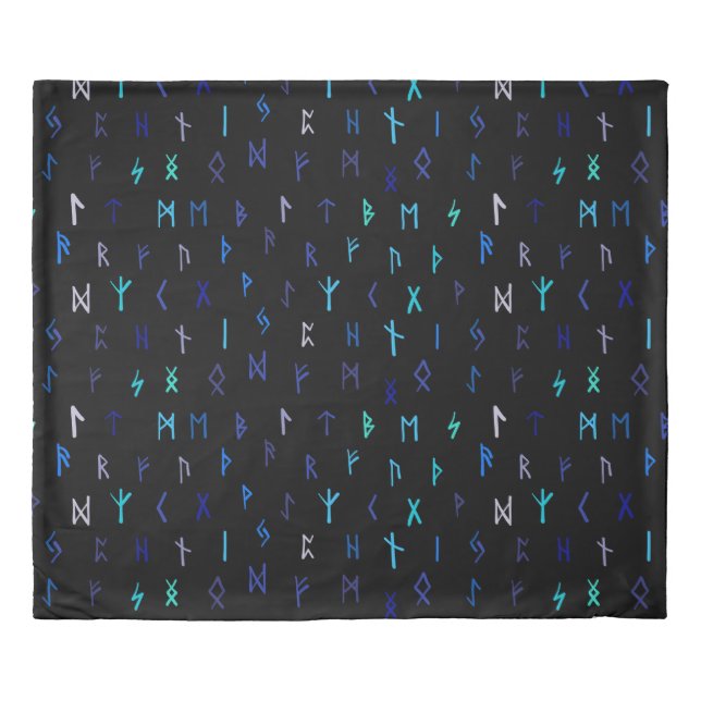 Norse At Night Duvet Cover (Front)