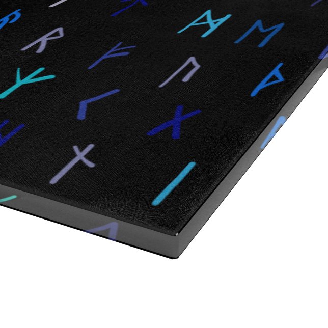 Norse At Night Glass Cutting Board (Corner)