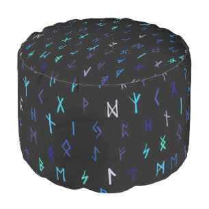 Norse At Night Pouf