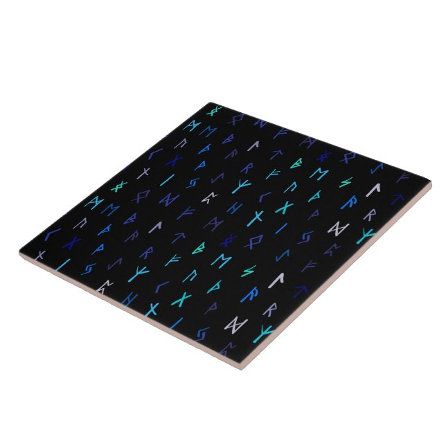 Norse At Night Tile (Side)