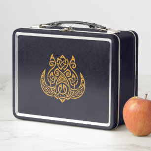 Norse Boar Metal Lunch Box