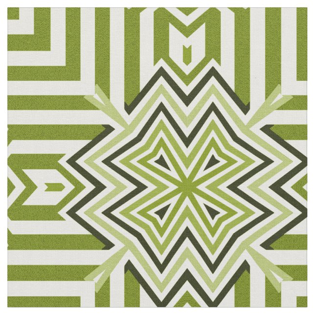 Norse Cross Green Fabric (Close Up)