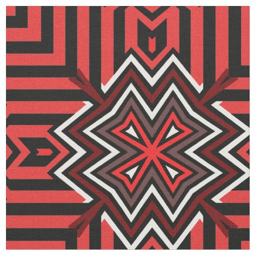 Norse Cross Red Fabric